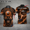 BlueJose Billiards Ball 8 Skull Thunder Lightning Personalized Name Shirt (5 Colors)