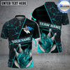 BlueJose Bowling And Pins Flame Magma Pattern Customized Name 3D Shirt (4 Colors)