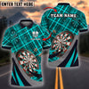 BlueJose Darts Caro Pattern Xmas Style Personalized Name, Team Name Shirt (4 Colors)