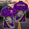 BlueJose Darts Caro Pattern Xmas Style Personalized Name, Team Name Shirt (4 Colors)