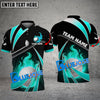 BlueJose Golf Fire Light Customized Name, Team Name 3D Shirts (6 Colors)
