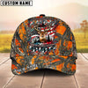 BlueJose Deer Hunting Camo USA Flag Multicolor Personalized Cap