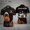 BlueJoses Bowling And Pins Halloween Ghost Customized Name 3D Shirt ( 6 Colors)