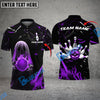 BlueJose Bowling And Pins Ghost Customized Name 3D Shirt ( 6 Colors)
