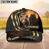BlueJose Bear Hunting Forest Premium Personalized Cap (2 Colors)