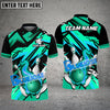 BlueJose Bowling And Pins Fire Glass Break Pattern Multicolor Customized Name 3D Shirt (4 Colors)