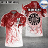 BlueJose Darts Grunge Paint  Personalized Name, Team Name Shirt (6 Colors)