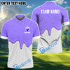 BlueJose  Golf Ice Cream Melting On Ball Cone Multicolor Option Polo Shirt (6 Colors)