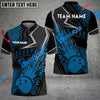 BlueJose Bowling And Pins Flame Sport Jersey Multicolor Customized Name 3D Shirt (4 Colors)