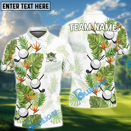 BlueJose Golf Tropical Fairway Customized Name, Team Name Shirt