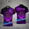 BlueJose Darts Fire Flame Premium Personalized Name, Team Name 3D Shirt (4 Colors)
