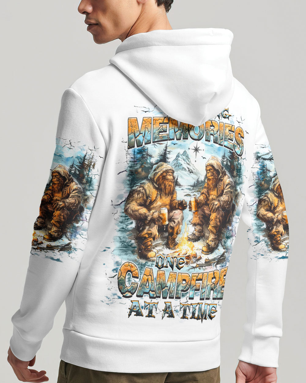 MAKING MEMORIES ONE CAMPFIRE AT A TIME BIGFOOT ALL OVER PRINT - YHHN1001253