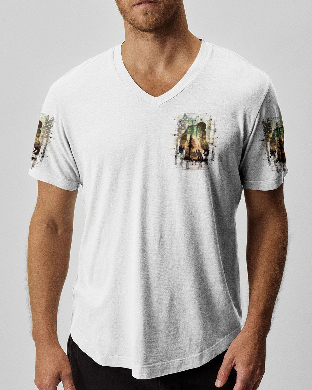 BORN TO EXPLORE DESTINED TO BE WILD BIGFOOT ALL OVER PRINT - TLPQ1309243
