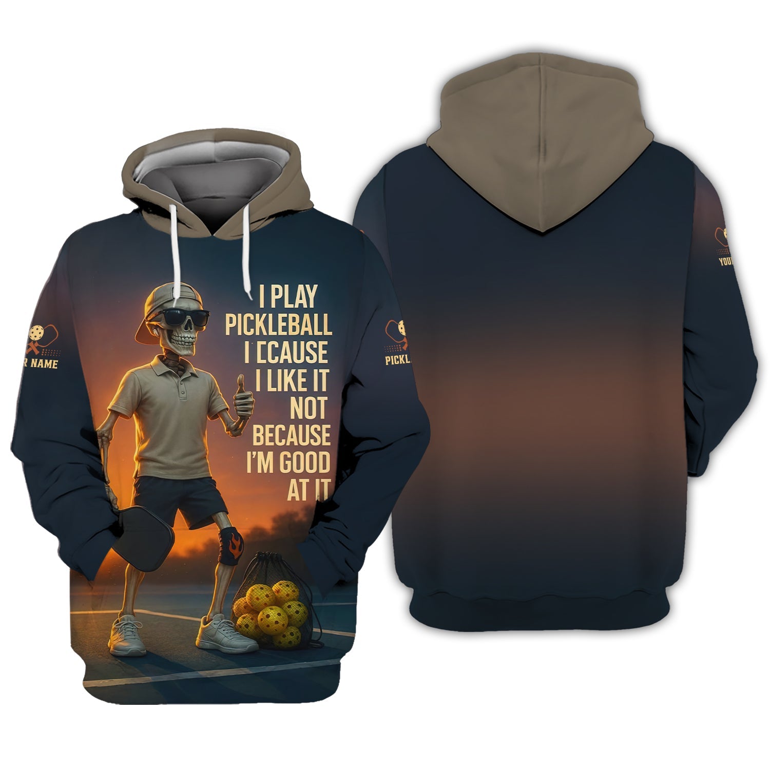 Custom Funny Pickleball Shirt Navy, Skeleton Pickle ball Shirt for Men, Pickleball Gift for Players