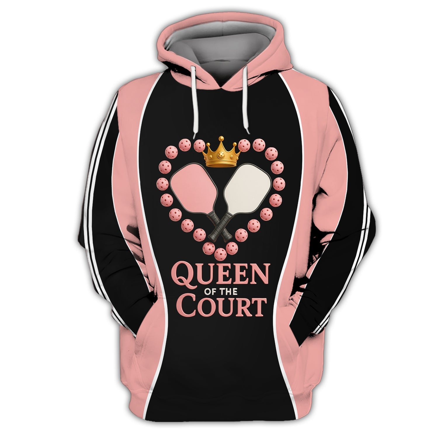 Funny  Polos For Pickleball, Queen of the Court Pickleball Shirt, Gift For Women's Players