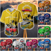 Bluejose Personalized Classic Car Tropical Sunset Baseball Jersey