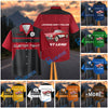 Bluejose Personalized 1958 Chevrolet Corvette C1 Garage Mechanic Hawaiian Shirt