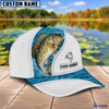 BlueJose Custom Name Crappie Fishing Blue Water Cap