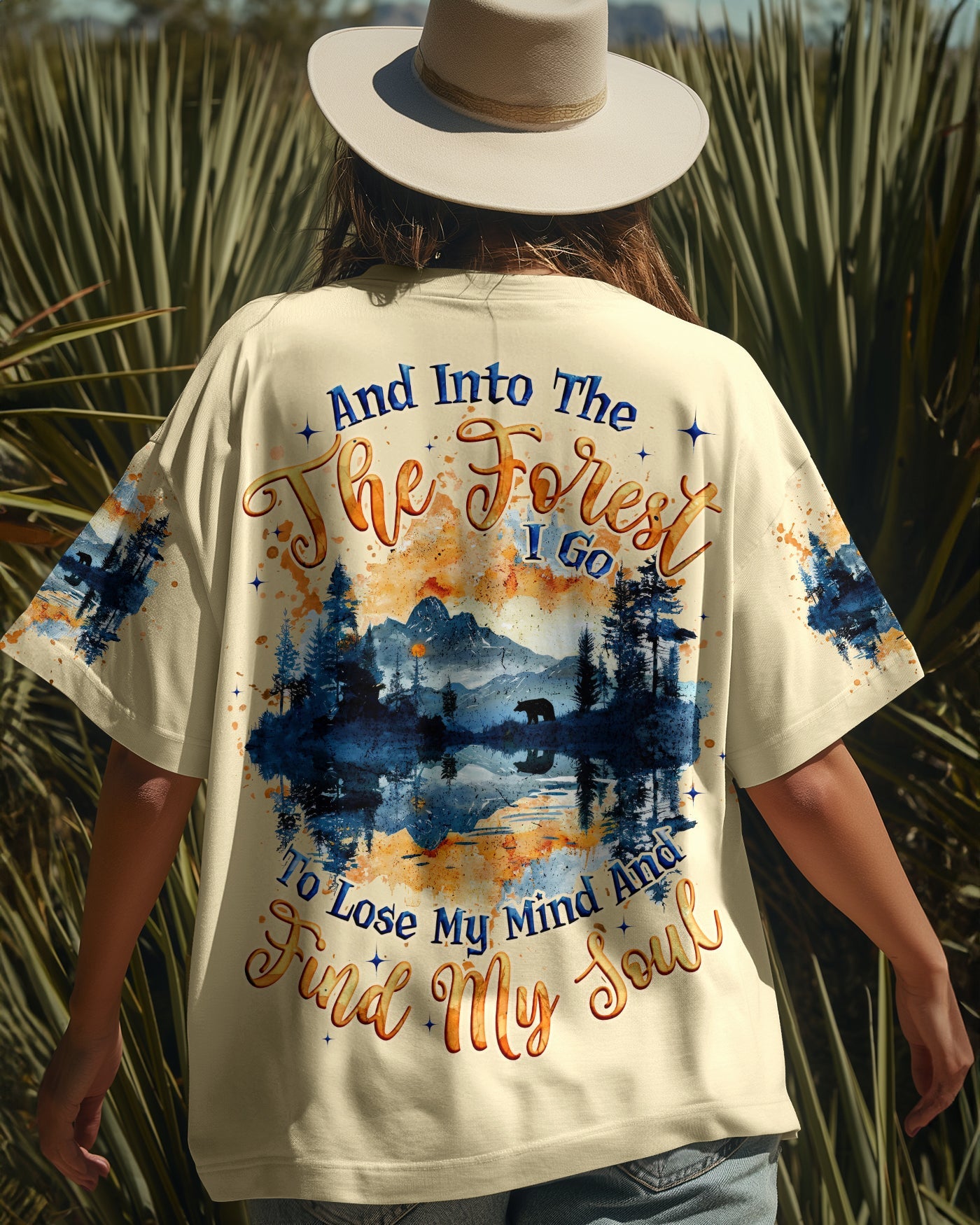 AND INTO THE FOREST I GO ALL OVER PRINT - TYQY2403254