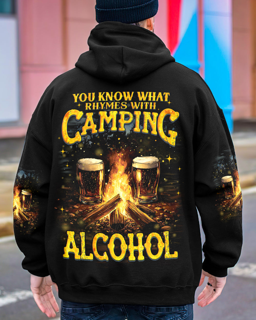 WHAT RHYMES WITH CAMPING ALL OVER PRINT - TYQY0906253