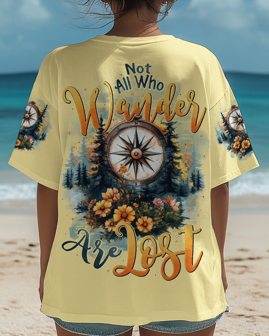 NOT ALL WHO WANDER ARE LOST COMPASS ALL OVER PRINT - TYTD2306253
