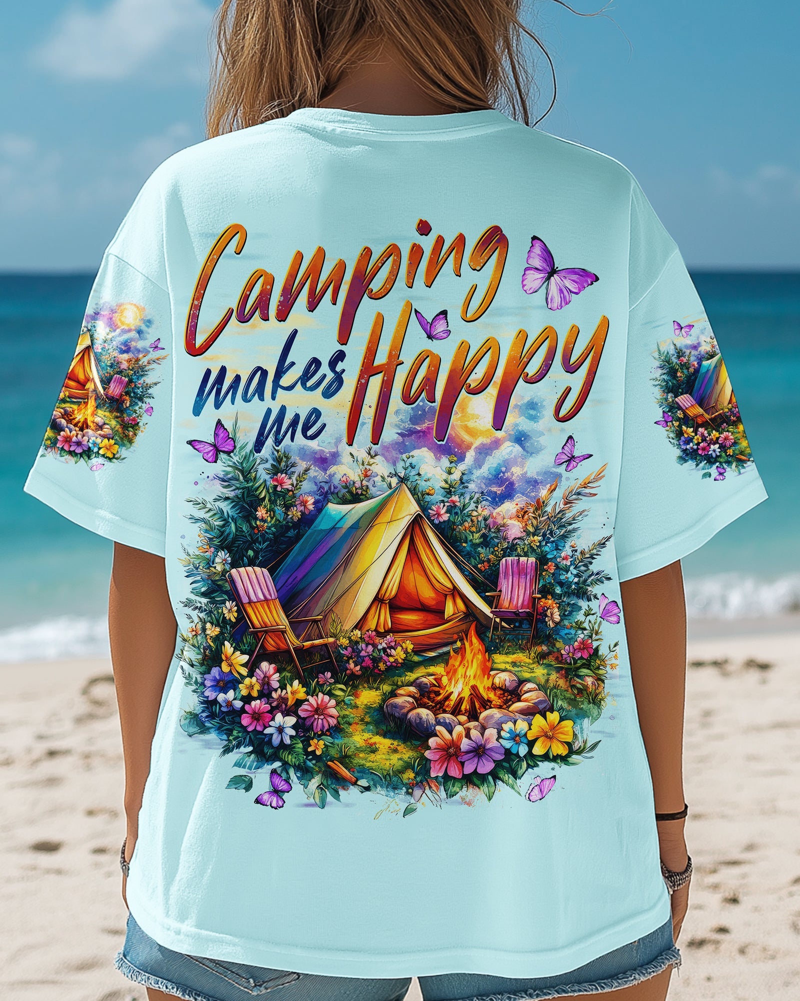 CAMPING MAKES ME HAPPY ALL OVER PRINT - TYTD2805251