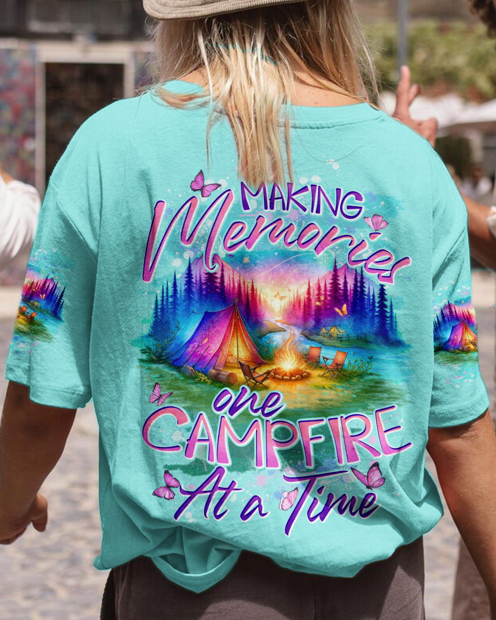 MAKING MEMORIES ONE CAMPFIRE AT A TIME ALL OVER PRINT - TYTD2704241