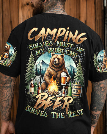 CAMPING SOLVES MOST OF MY PROBLEMS ALL OVER PRINT - TYTD2808241