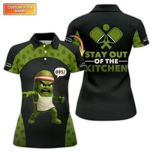 Stay Out Of The Kitchen Pickleball Shirt - Pickleball Funny Shirts
