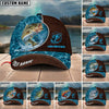 BlueJose Personalized Epic Shudore Fashion Fishing 3D Cap ( Large Mouth Bass, Walleye, Striped Bass, Trout Fish, Catfish, Crappie, Salmon, Pike )