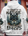 THE CLOSER I GET TO NATURE WOLF ALL OVER PRINT - TYQY1109242