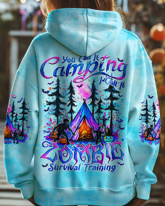 ZOMBIE SURVIVAL TRAINING CAMPING HALLOWEEN ALL OVER PRINT - TYQY2108241