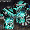 BlueJose Darts Fire Arrow Rain Personalized Name, Team Name Shirt (4 Colors)