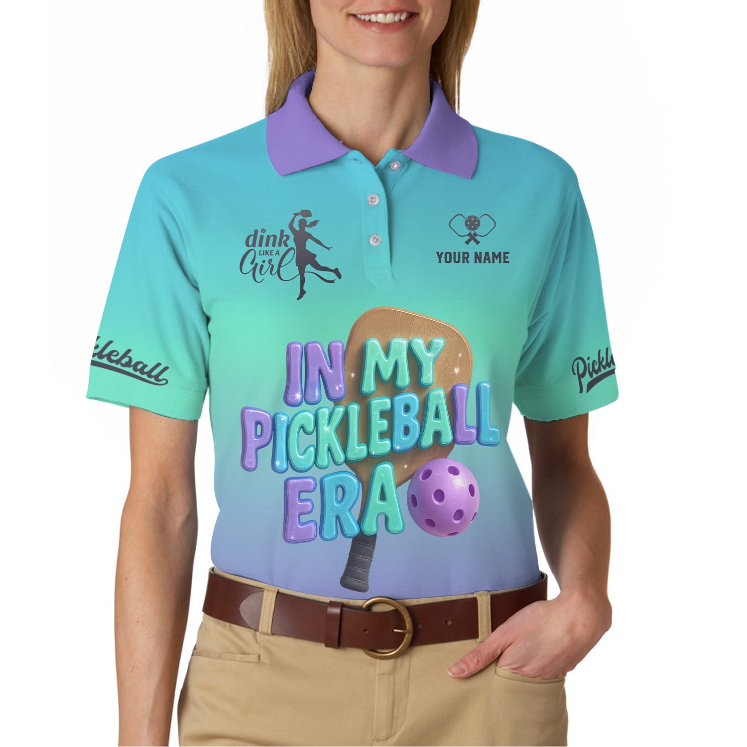 Personalized Name In My Pickleball Era Shirt, Funny Pickleball Shirt, Gift For Pickleball Lovers