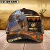 BlueJose Deer Hunting Forest Pattern Multicolor Personalized Name Cap (2 Colors)
