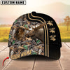 BlueJose Moose Hunting Camouflage Dotted Pattern Personalized Cap (3 colors)