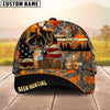 BlueJose Deer Hunting American Flag Pattern Personalized Cap 3D Printed Multicolor (6 colors)