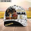 BlueJose Deer Hunting American Flag Pattern Personalized Cap 3D Printed Multicolor (6 colors)