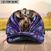 BlueJose Moose Hunting Line Camo Pattern Personalized Name Cap (5 Colors)
