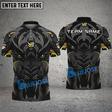BlueJose Bowling And Pins Tiger Pattern Customized Name 3D Shirt (4 Colors)