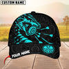 BlueJose Darts Dragon Golden Luxury Pattern Personalized Name Cap (4 Colors)