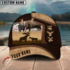 BlueJose Premium Couple Moose Hunting Buck& Doe Collab Artist Classic Personalized Cap