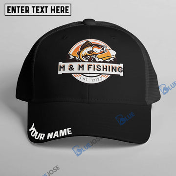 BlueJose Personalized M&M Fishing Mesh Cap