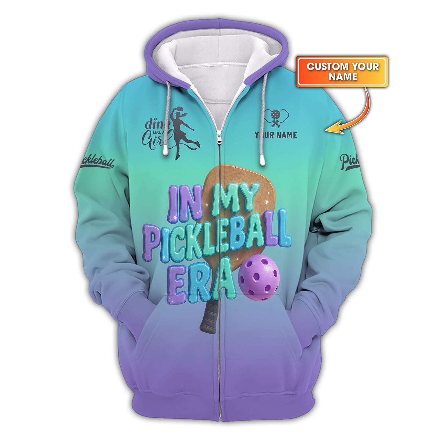 Personalized Name In My Pickleball Era Shirt, Funny Pickleball Shirt, Gift For Pickleball Lovers