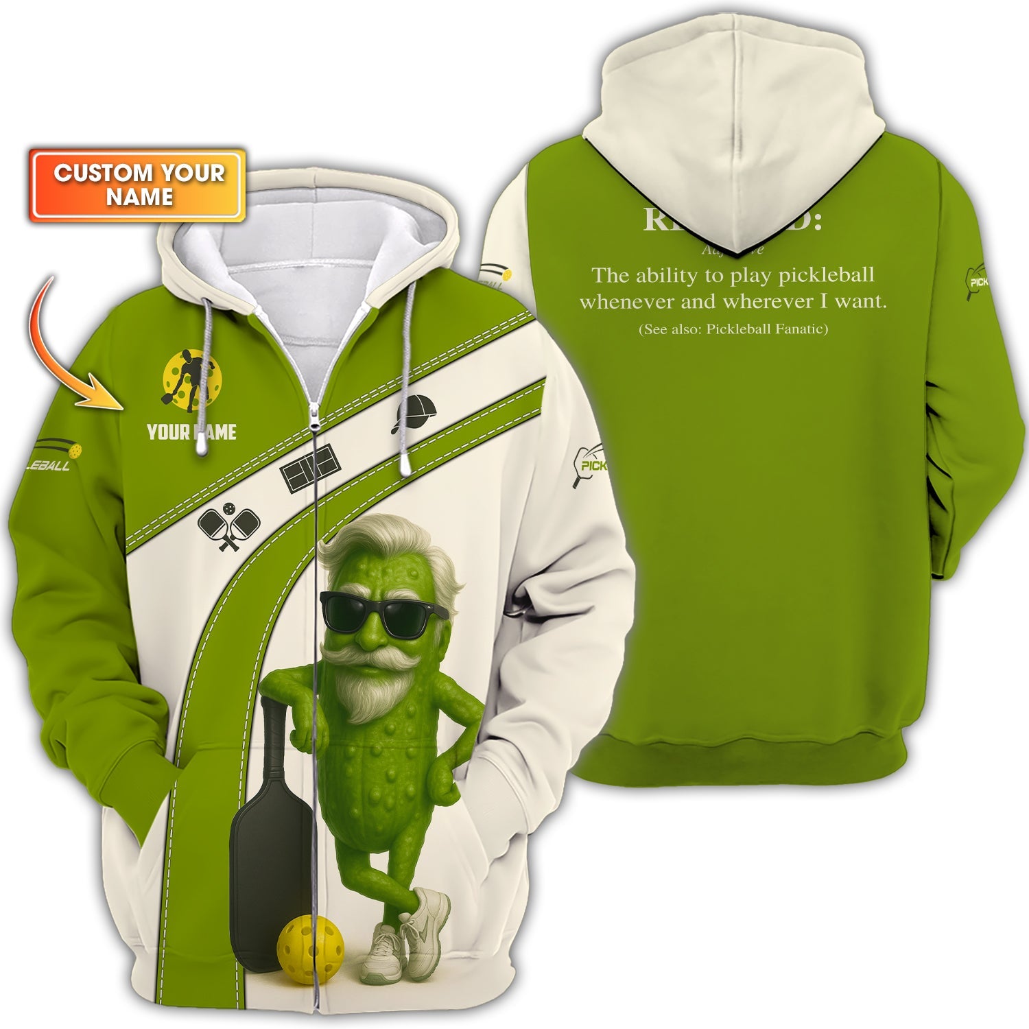 Custom Name Shirt For Retired Pickleball Players, Funny Pickleball Polos, Men's Pickleball Shirts, Gift For Pickleball Lover