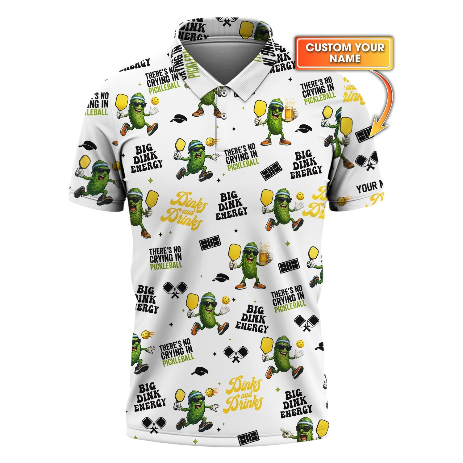 Let’s Play Pickleball Custom Tee – Dink and Drink Meme Shirt – Funny Pickleball Gift