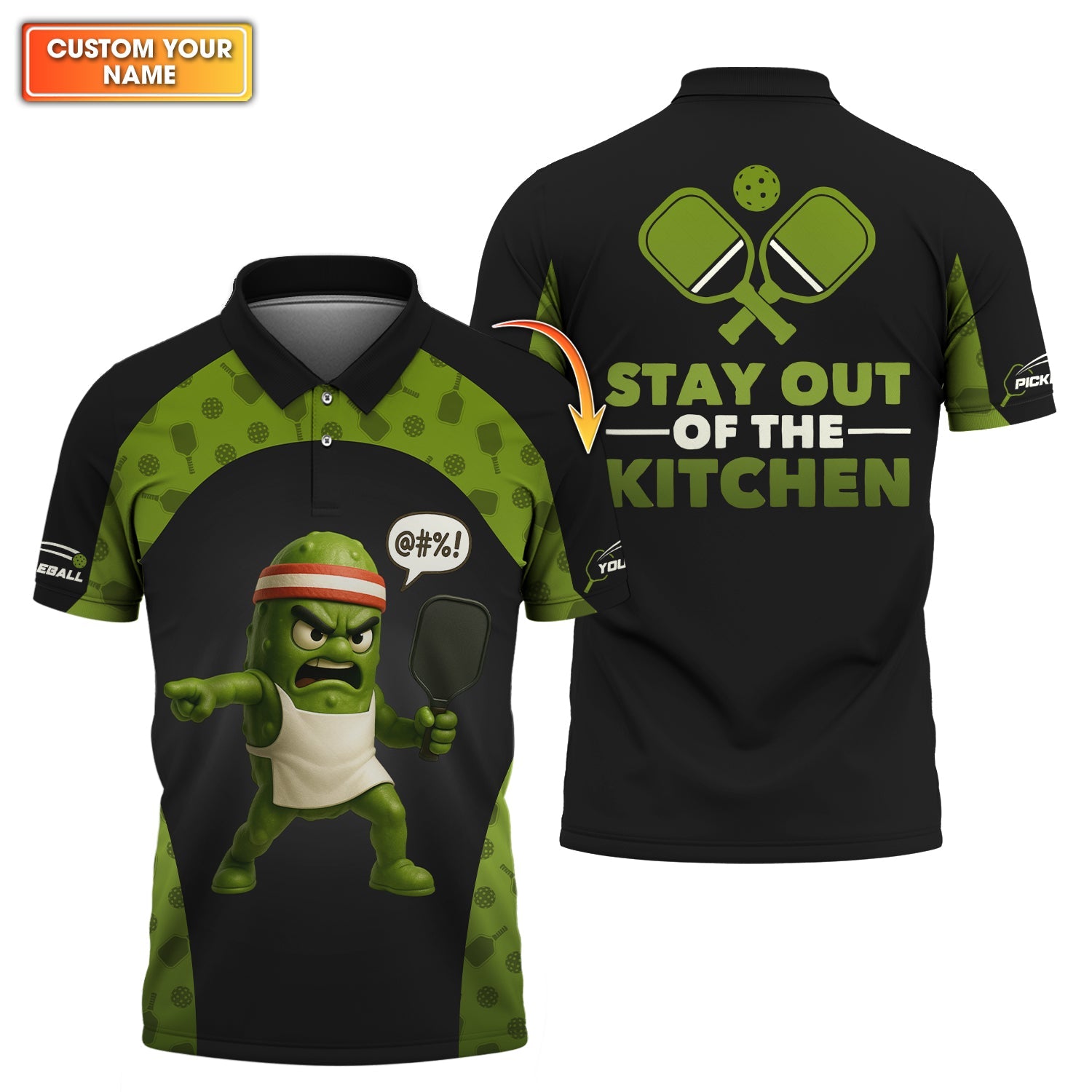Stay Out Of The Kitchen Pickleball Shirt - Pickleball Funny Shirts