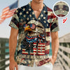 BlueJose America's 250 Years Anniversary Custom Name Hawaii Shirt Personalized Patriotic Gift