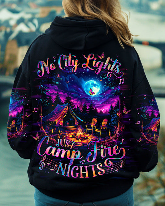 NO CITY LIGHTS JUST CAMPFIRE NIGHTS ALL OVER PRINT - TLNO0710242