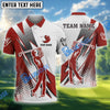 BlueJose Golf Lightning Strike Polo Shirt Customized Name, Team Name 3D Shirts (4 Colors)